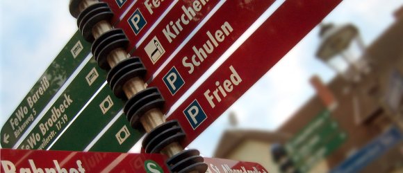 hinweisschild